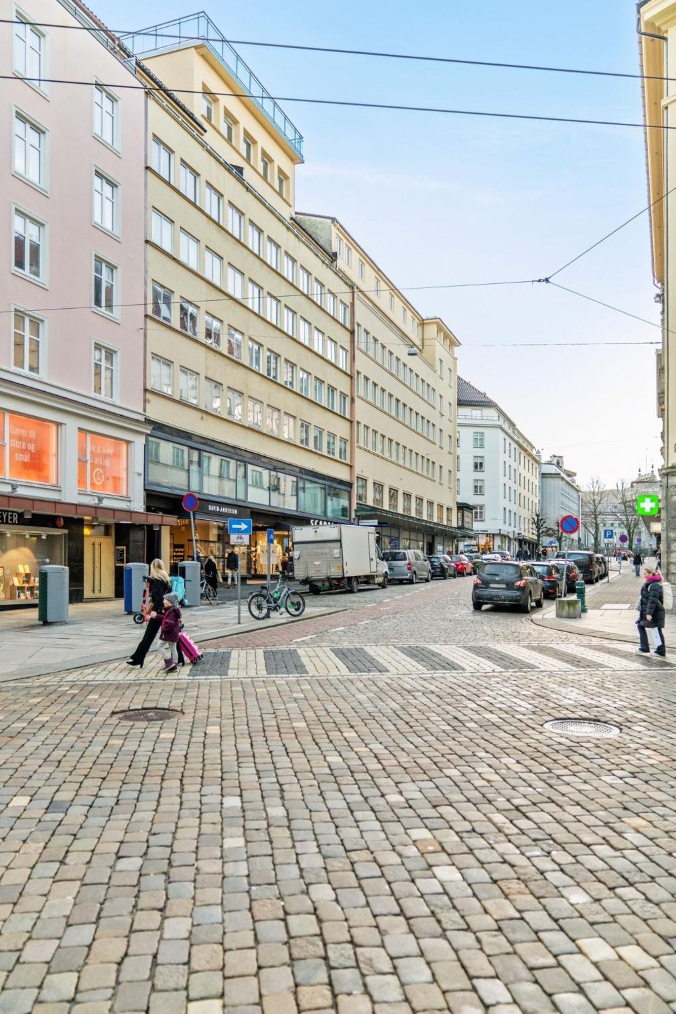 Apartment Bergen Central Bagian luar foto